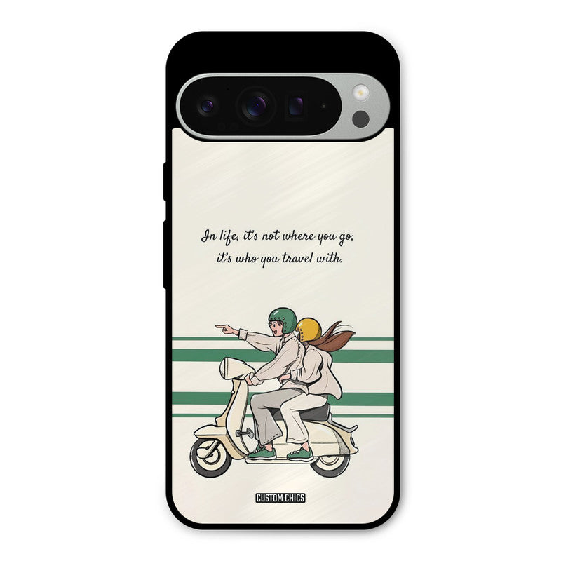 Travel Partner Google Pixel 9 Pro XL Mobile Back Cover - Cute PrintShield Case