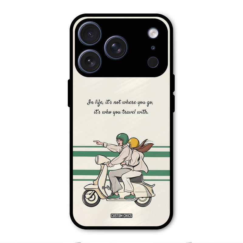 Travel Partner iPhone 17 Pro Mobile Back Cover - Cute PrintShield Case