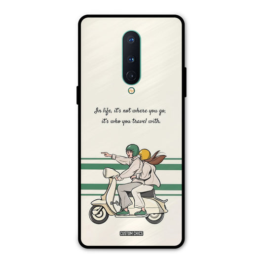 Travel Partner Oneplus 8 Mobile Back Cover - Cute PrintShield Case