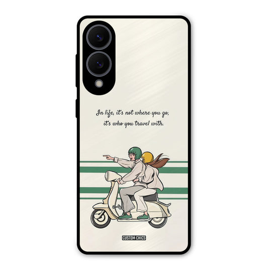 Travel Partner Samsung Galaxy S25 Edge Mobile Back Cover - Cute PrintShield Case