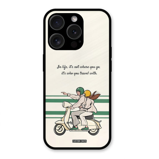 Travel Partner iPhone 15 Pro Max Mobile Back Cover - Cute PrintShield Case