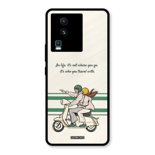 Travel Partner IQOO Neo 7 Mobile Back Cover - Cute PrintShield Case