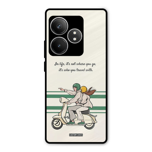 Travel Partner Realme GT 6T Mobile Back Cover - Cute PrintShield Case