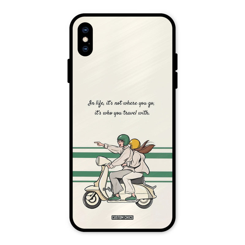 Travel Partner iPhone XS Max Mobile Back Cover - Cute PrintShield Case