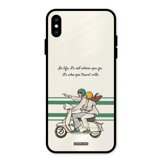 Travel Partner iPhone XS Max Mobile Back Cover - Cute PrintShield Case