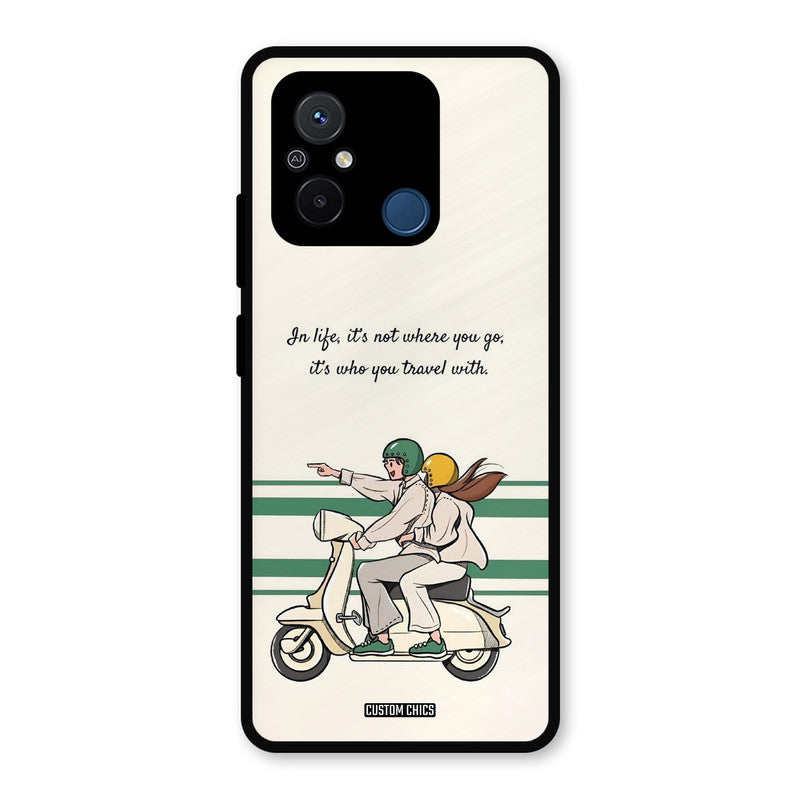 Travel Partner Redmi 12c Mobile Back Cover - Cute PrintShield Case