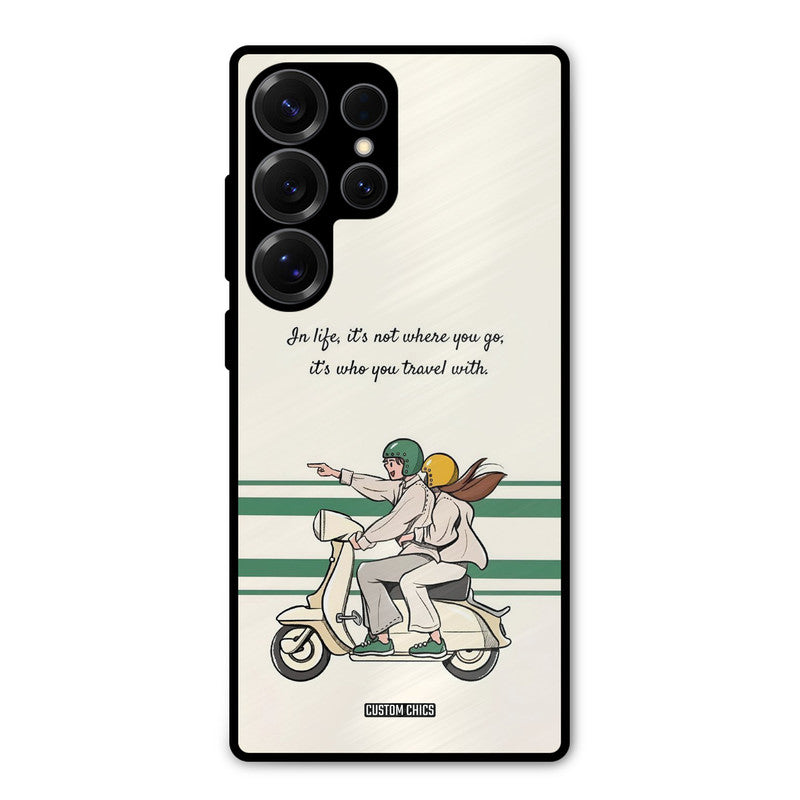 Travel Partner Samsung Galaxy S25 Ultra Mobile Back Cover - Cute PrintShield Case