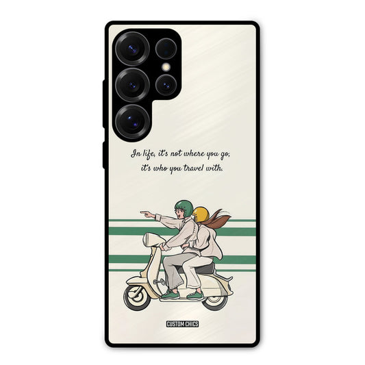 Travel Partner Samsung Galaxy S25 Ultra Mobile Back Cover - Cute PrintShield Case