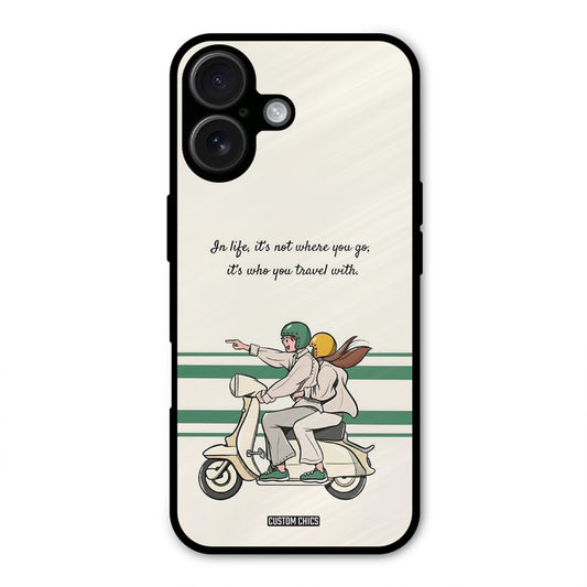 Travel Partner iPhone 16 Plus Mobile Back Cover - Cute PrintShield Case