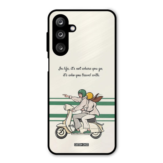 Travel Partner Samsung Galaxy M36 Mobile Back Cover - Cute PrintShield Case