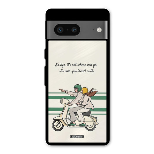 Travel Partner Google Pixel 7 Mobile Back Cover - Cute PrintShield Case