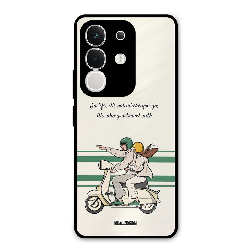 Travel Partner Vivo T4x Mobile Back Cover - Cute PrintShield Case
