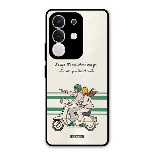 Travel Partner Vivo T4x Mobile Back Cover - Cute PrintShield Case