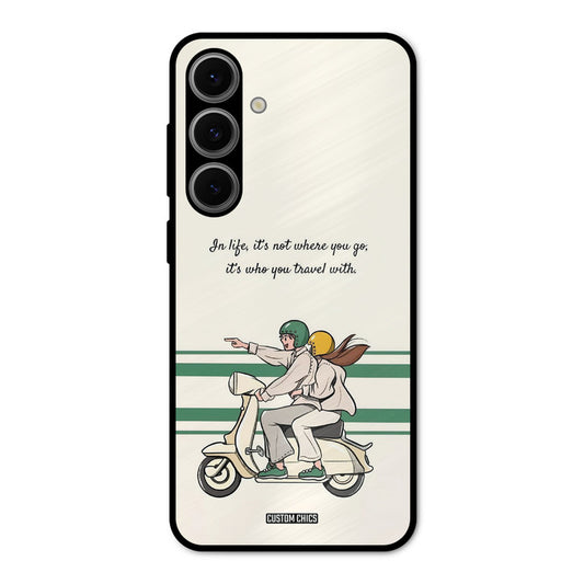 Travel Partner Samsung Galaxy S24 FE Mobile Back Cover - Cute PrintShield Case