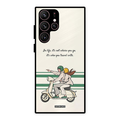 Travel Partner Samsung Galaxy S22 Ultra Mobile Back Cover - Cute PrintShield Case