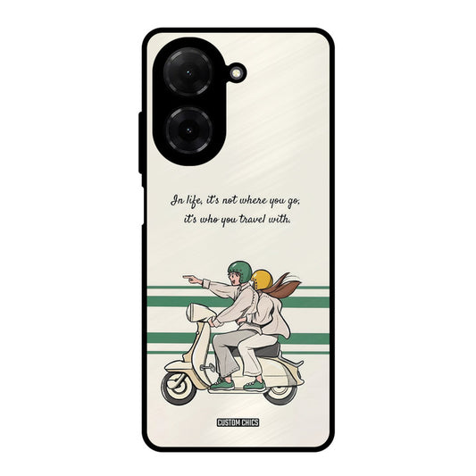 Travel Partner Poco C71 Mobile Back Cover - Cute PrintShield Case
