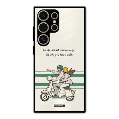 Travel Partner Samsung Galaxy S24 Ultra Mobile Back Cover - Cute PrintShield Case