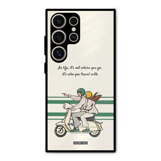 Travel Partner Samsung Galaxy S24 Ultra Mobile Back Cover - Cute PrintShield Case
