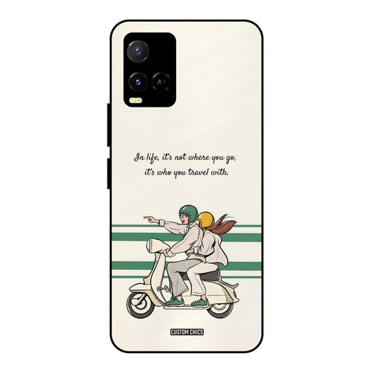 Travel Partner Vivo Y33s Mobile Back Cover - Cute PrintShield Case