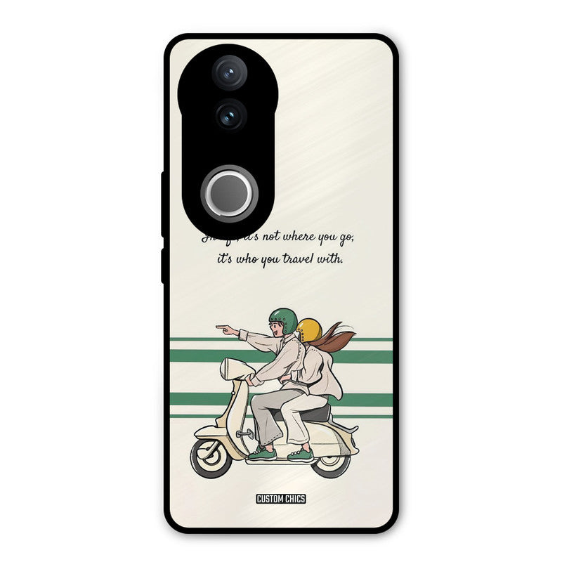 Travel Partner iQOO Z10R Mobile Back Cover - Cute PrintShield Case