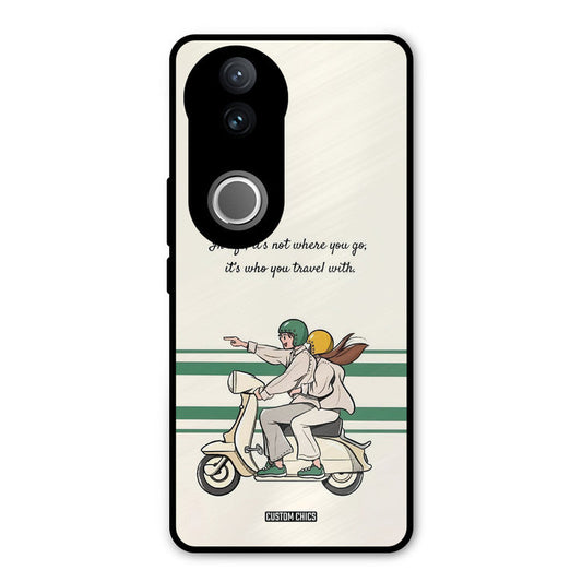 Travel Partner iQOO Z10R Mobile Back Cover - Cute PrintShield Case