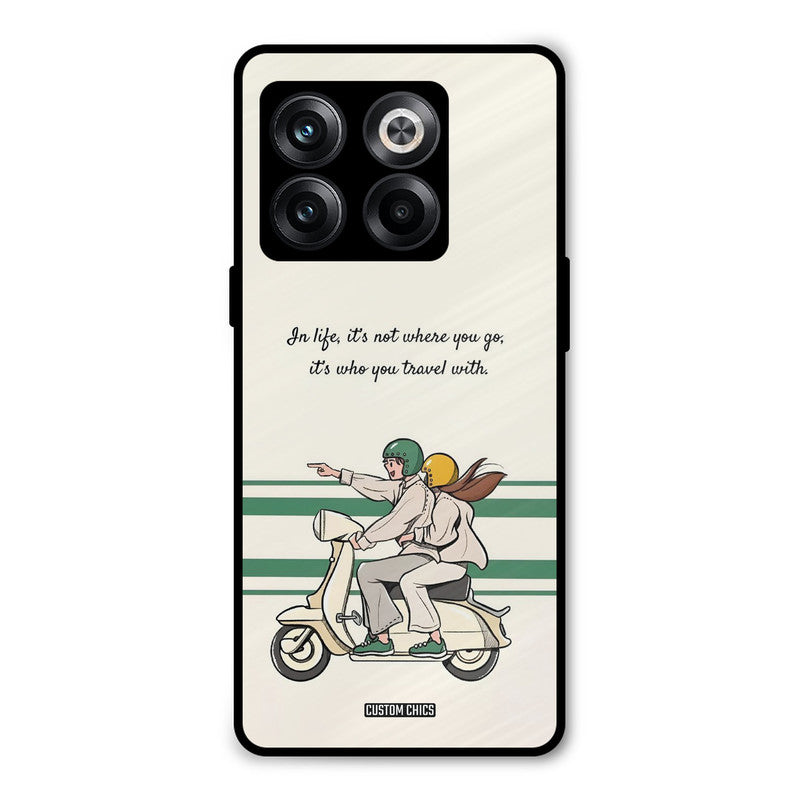 Travel Partner Oneplus 10T Mobile Back Cover - Cute PrintShield Case