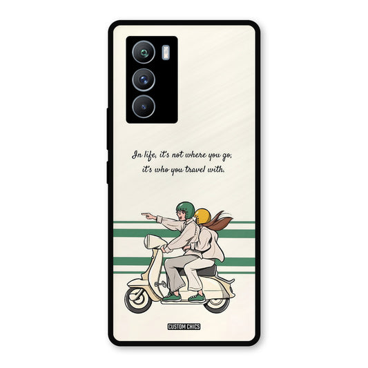 Travel Partner iQOO 9SE Mobile Back Cover - Cute PrintShield Case