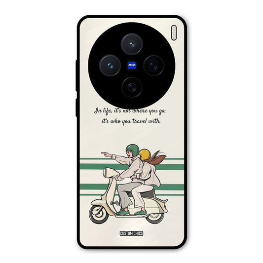 Travel Partner Vivo X200 Mobile Back Cover - Cute PrintShield Case