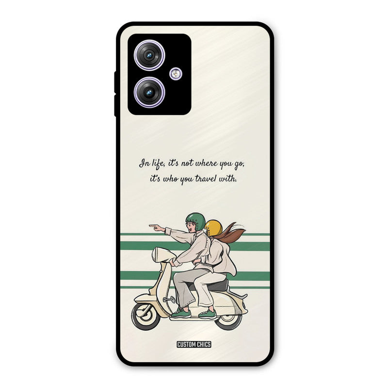 Travel Partner Moto G54 Mobile Back Cover - Cute PrintShield Case