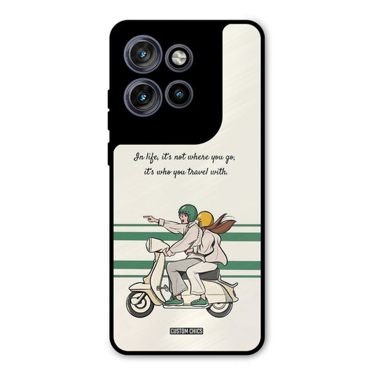 Travel Partner Motorola Edge 50 Neo Mobile Back Cover - Cute PrintShield Case
