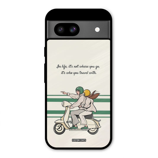 Travel Partner Google Pixel 8a Mobile Back Cover - Cute PrintShield Case