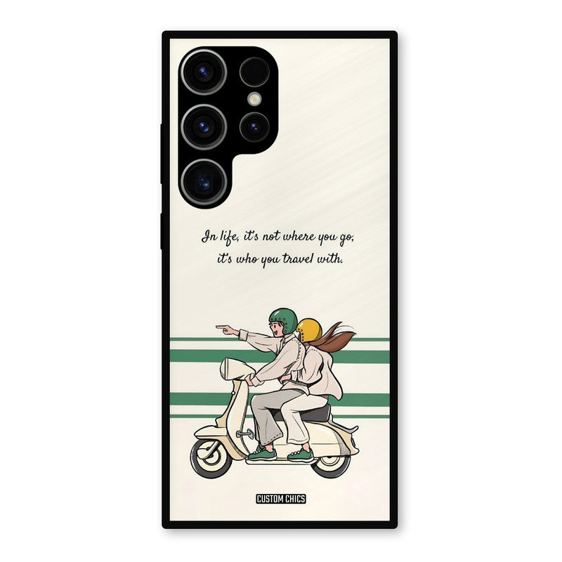 Travel Partner Samsung Galaxy S23 Ultra Mobile Back Cover - Cute PrintShield Case