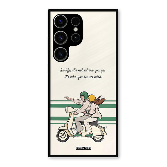 Travel Partner Samsung Galaxy S23 Ultra Mobile Back Cover - Cute PrintShield Case