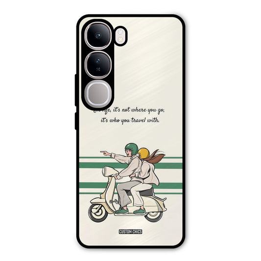 Travel Partner Vivo Y300 Mobile Back Cover - Cute PrintShield Case