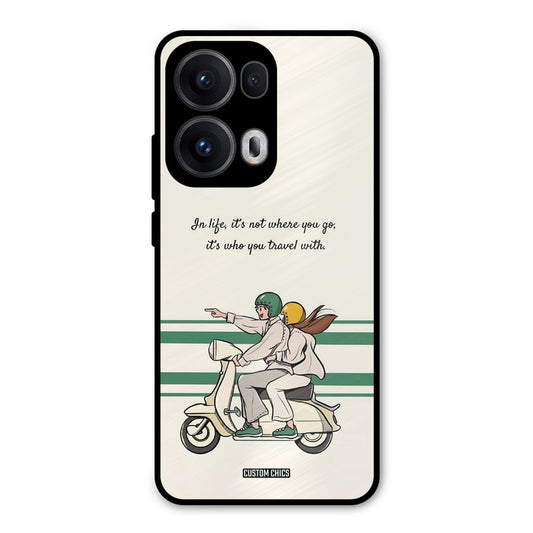 Travel Partner Oppo Reno 13 Pro 5G Mobile Back Cover - Cute PrintShield Case