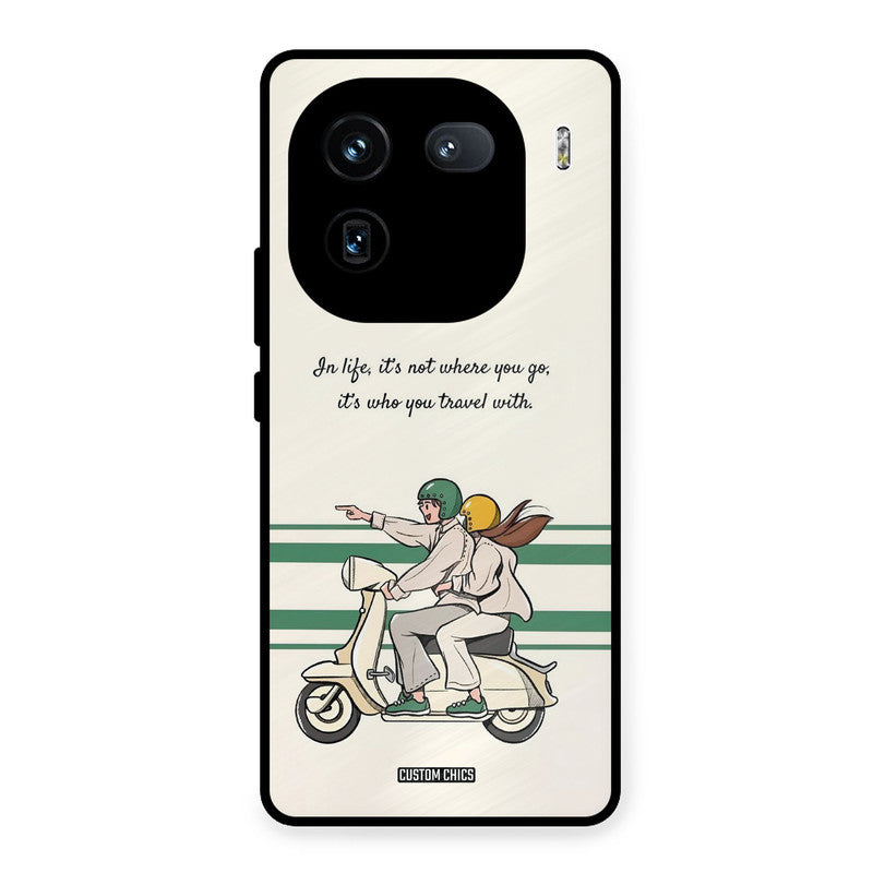 Travel Partner iQOO 12 Mobile Back Cover - Cute PrintShield Case