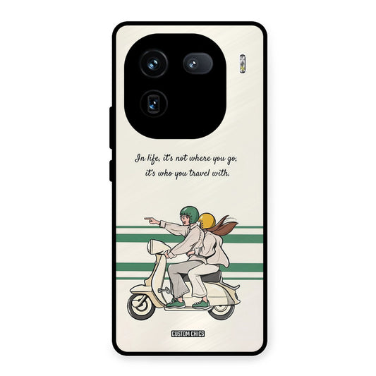 Travel Partner iQOO 12 Mobile Back Cover - Cute PrintShield Case