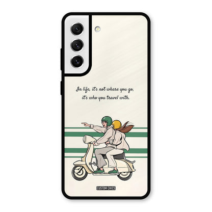 Travel Partner Samsung Galaxy S21 FE 5G Mobile Back Cover - Cute PrintShield Case