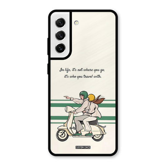 Travel Partner Samsung Galaxy S21 FE 5G Mobile Back Cover - Cute PrintShield Case