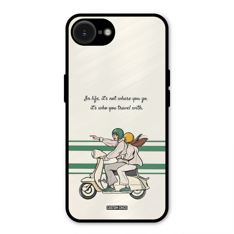 Travel Partner iPhone 16e Mobile Back Cover - Cute PrintShield Case