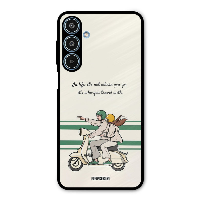 Travel Partner Samsung Galaxy M35 5G Mobile Back Cover - Cute PrintShield Case