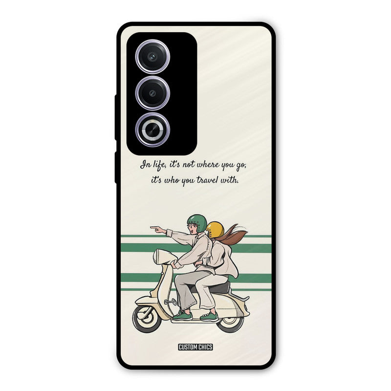 Travel Partner Oppo A3 Pro Mobile Back Cover - Cute PrintShield Case