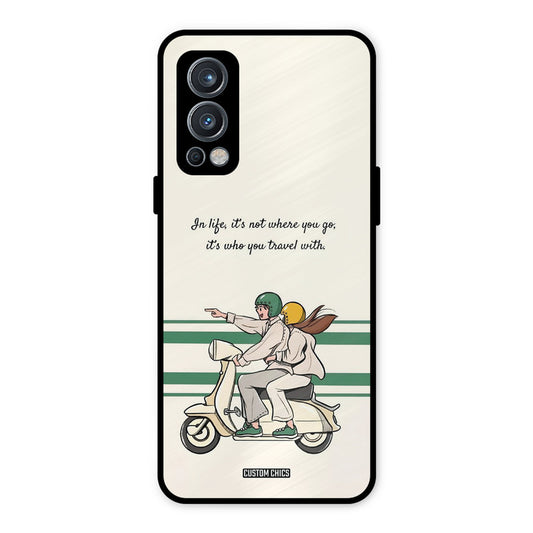 Travel Partner OnePlus Nord 2 5G Mobile Back Cover - Cute PrintShield Case