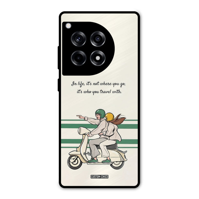 Travel Partner OnePlus 12R Mobile Back Cover - Cute PrintShield Case