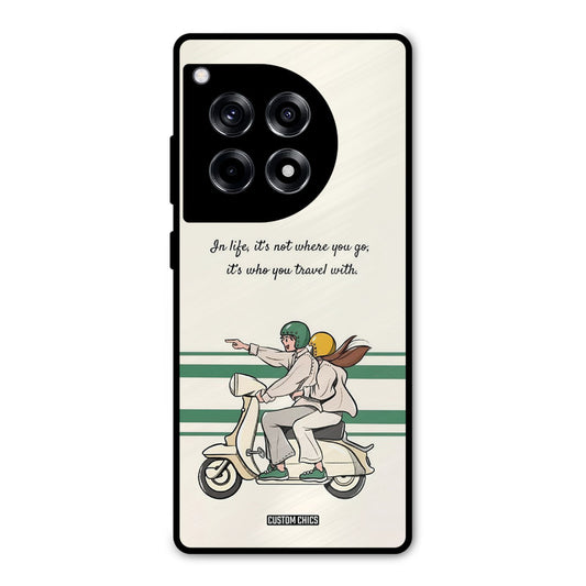 Travel Partner OnePlus 12R Mobile Back Cover - Cute PrintShield Case