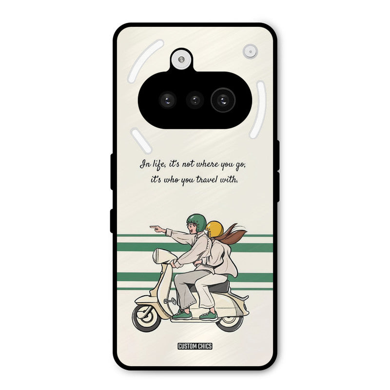 Travel Partner Nothing Phone 3A Mobile Back Cover - Cute PrintShield Case