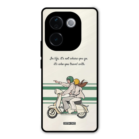 Travel Partner Vivo T3 Pro Mobile Back Cover - Cute PrintShield Case