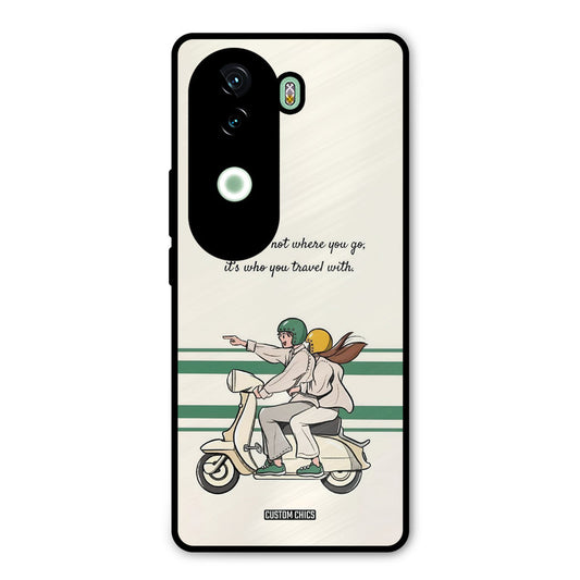 Travel Partner Vivo V40e Mobile Back Cover - Cute PrintShield Case