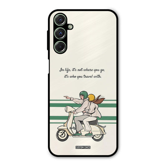 Travel Partner Samsung Galaxy M34 Mobile Back Cover - Cute PrintShield Case