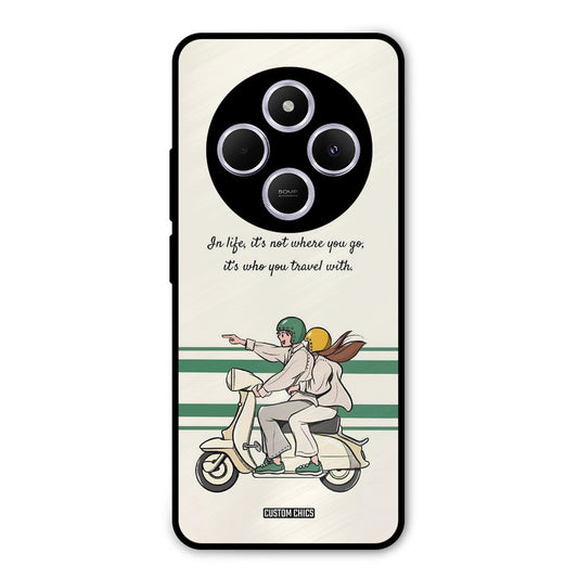 Travel Partner Poco C75 Mobile Back Cover - Cute PrintShield Case